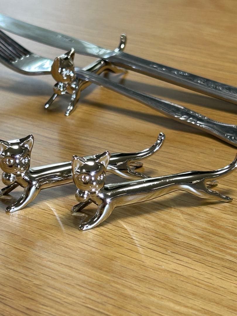 金属ネコナイフレスト100個セット新品です♪ デパートより半額