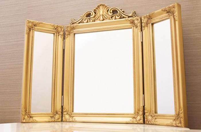 チャーチルウッド スリーサイドミラー 三面鏡 シルバー （AZ25148SV）