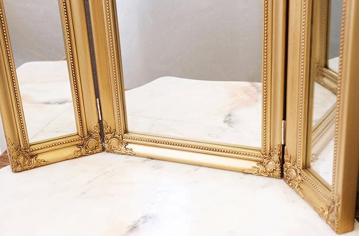 チャーチルウッド スリーサイドミラー 三面鏡 シルバー （AZ25148SV）