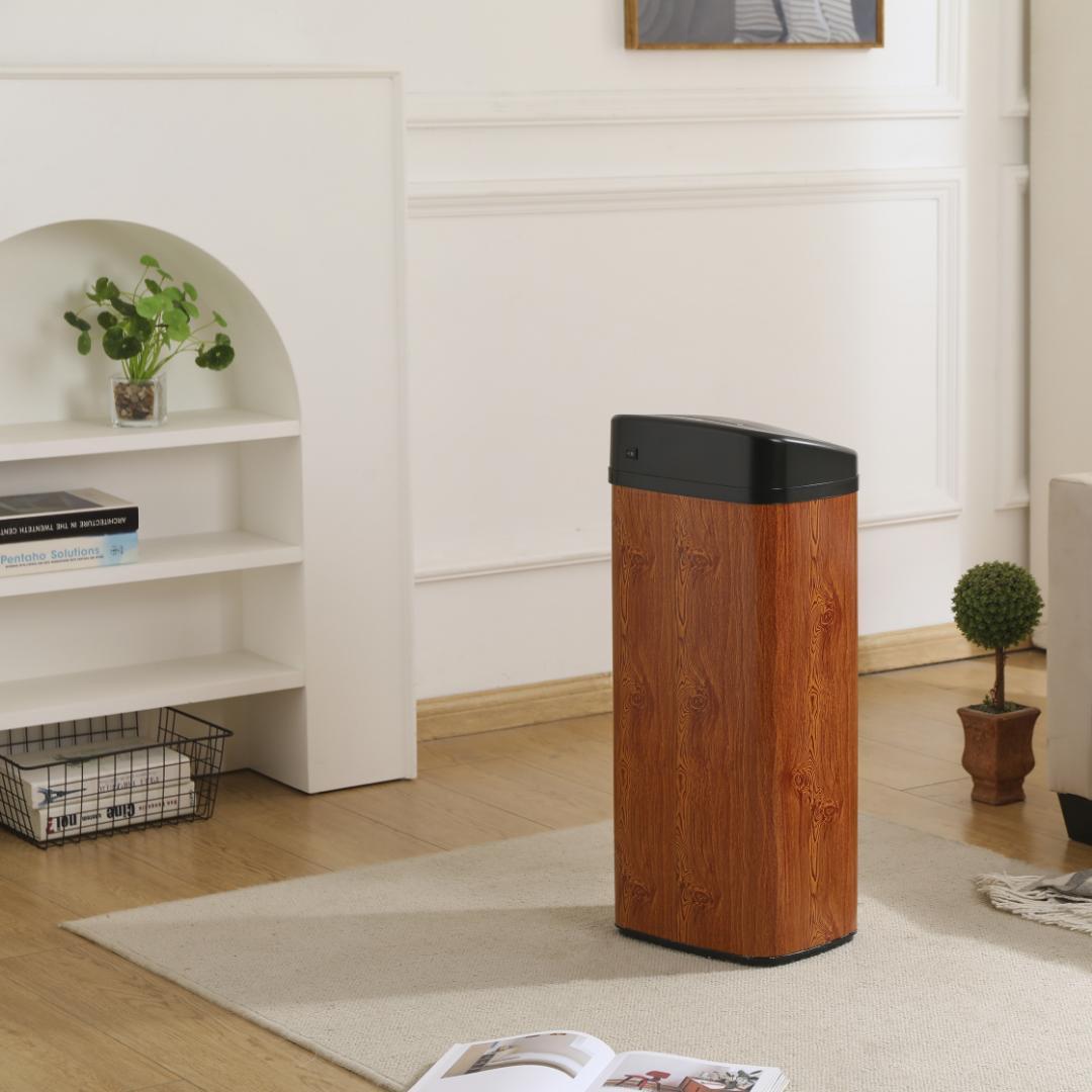 【人気商品】センサー全自動開閉式 ゴミ箱 大容量45L ブラウン