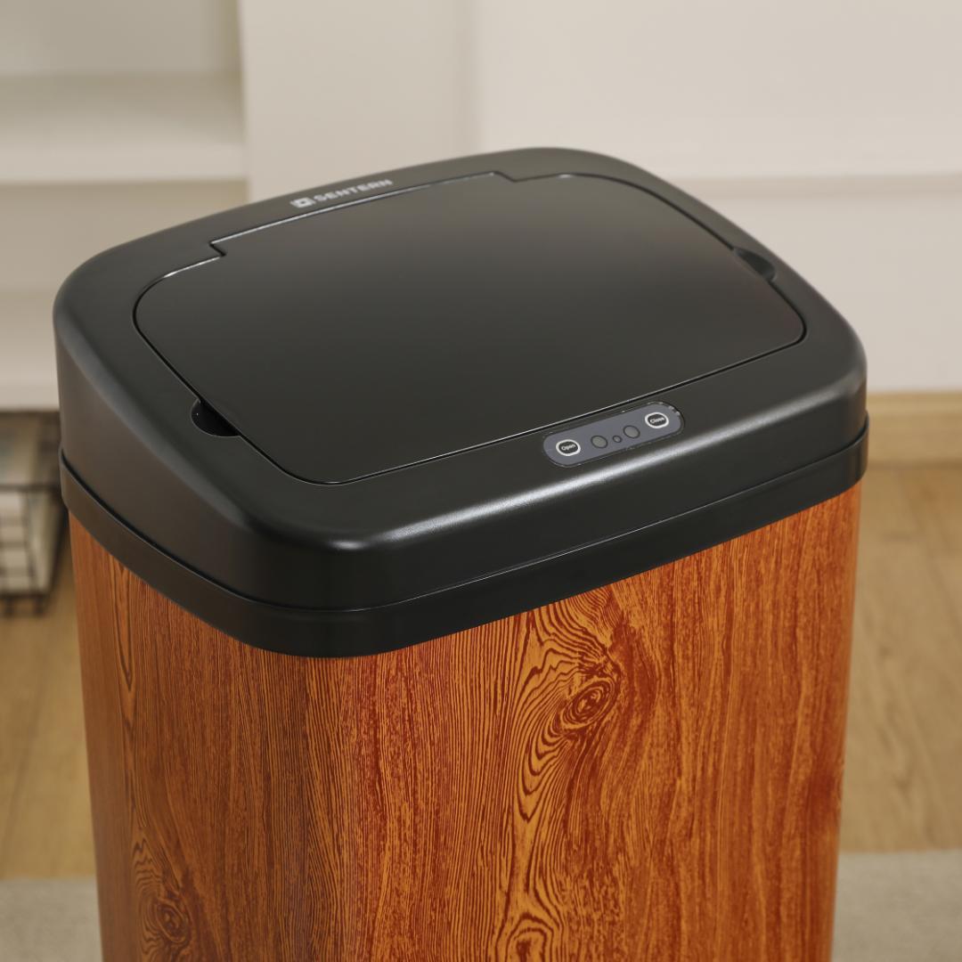 【人気商品】センサー全自動開閉式 ゴミ箱 大容量45L ブラウン