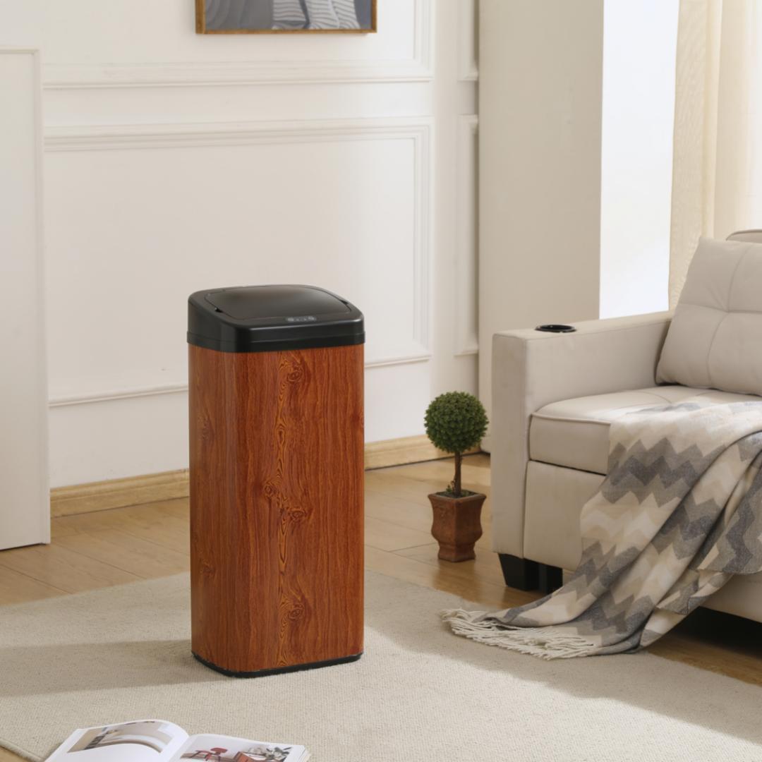 【人気商品】センサー全自動開閉式 ゴミ箱 大容量45L ブラウン