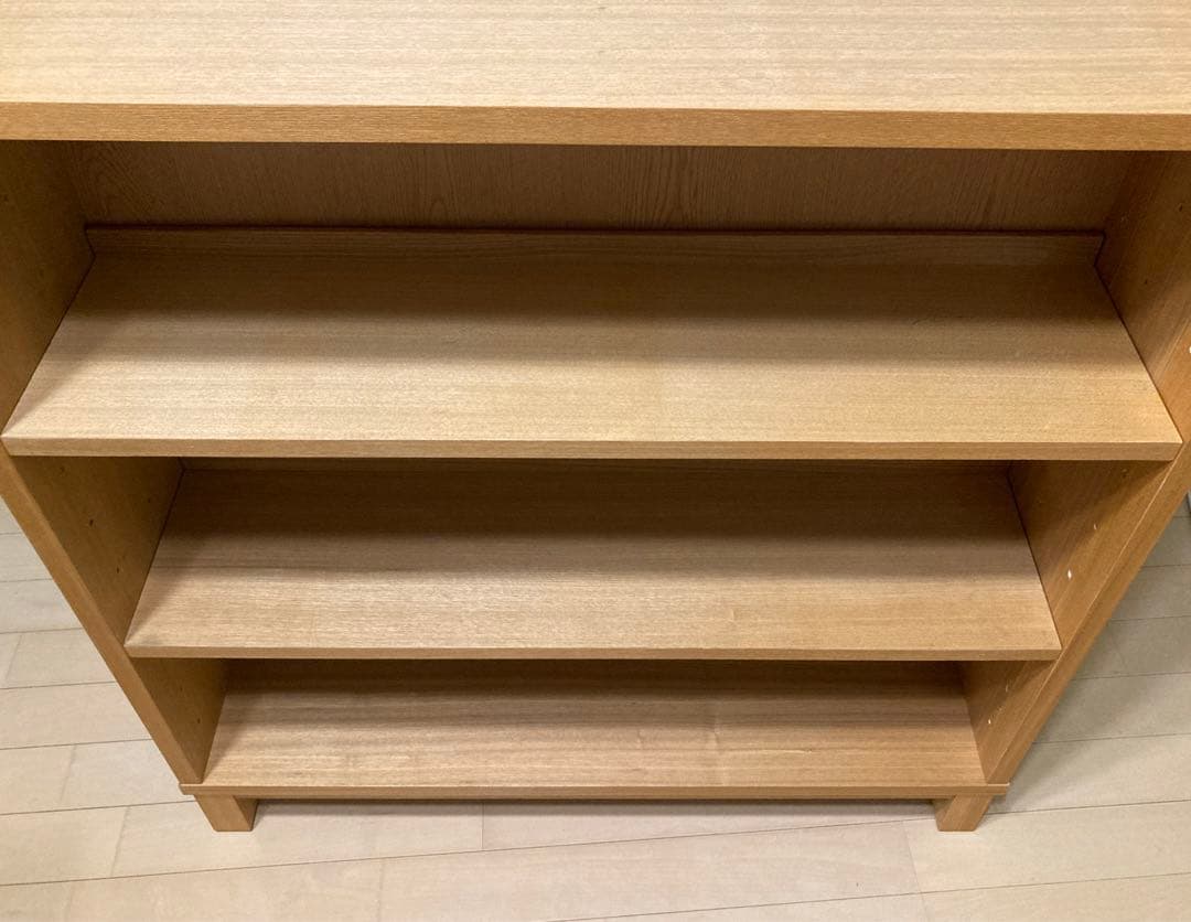 無印良品・本棚・薄型・組み合わせて使える木製収納 ロータイプ（販売