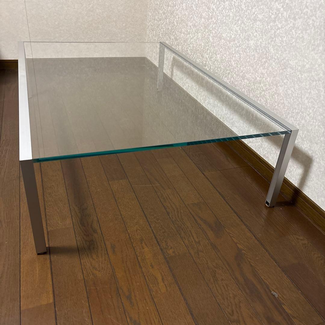 【直接お渡しのみ】Cassina ixc. チームバイウェリス ガラス テーブル