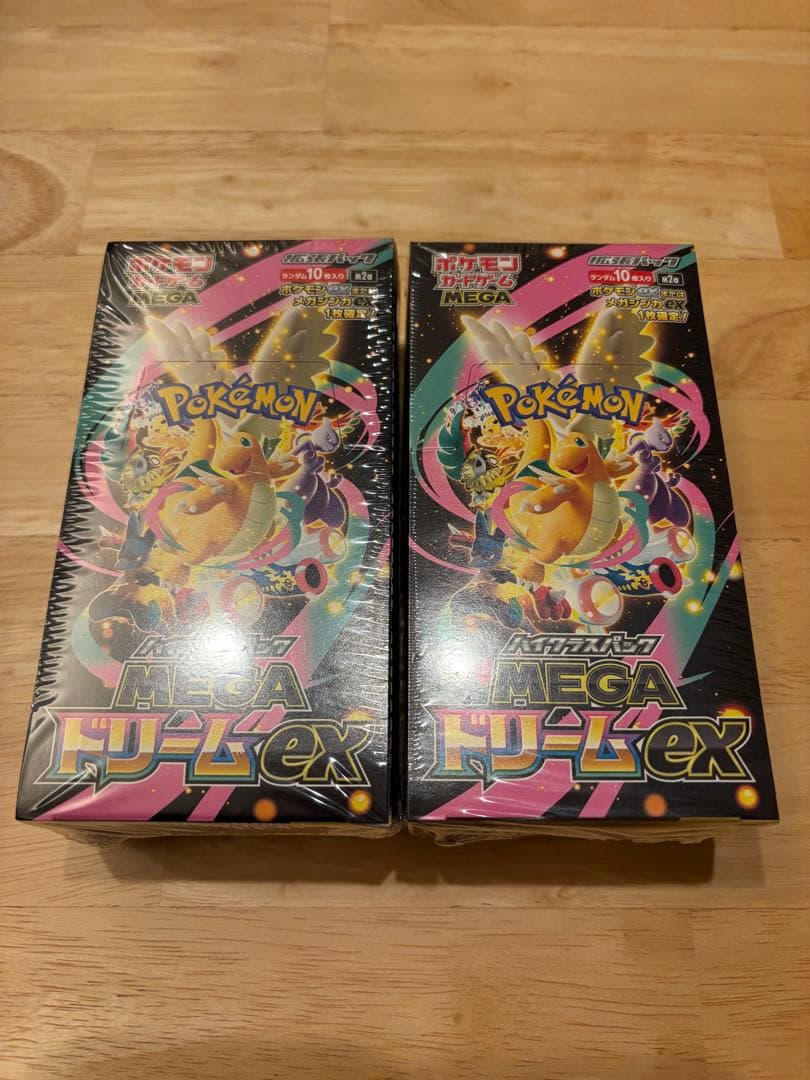 シュリンク付・2BOX】ポケモンカードゲーム MEGAドリームex - メルカリ