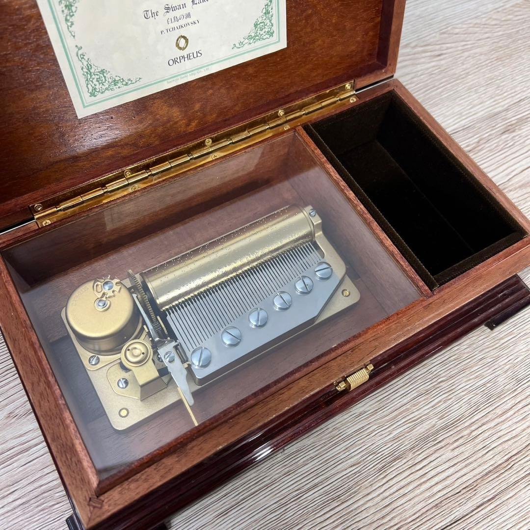 ORPHEUS 木製オルゴール SANKYO マホガニー オルフェウス C99