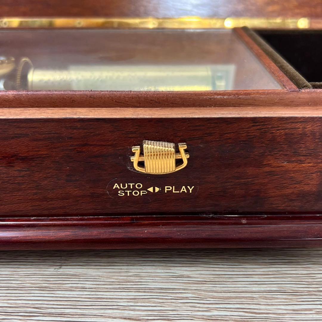 ORPHEUS 木製オルゴール SANKYO マホガニー オルフェウス C99