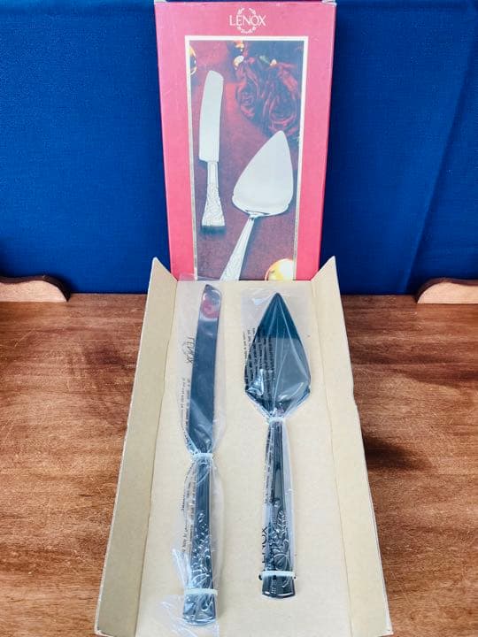 LENOX Holiday クリスマス　ケーキナイフ　ケーキサーバー