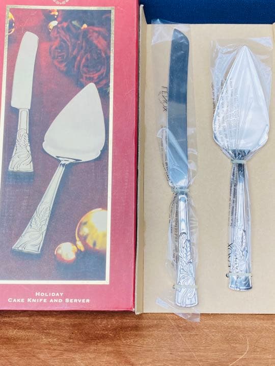 LENOX Holiday クリスマス　ケーキナイフ　ケーキサーバー