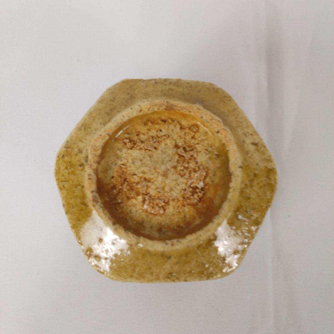 黄瀬戸ぐい呑み 黄瀬戸六角盃 黄瀬戸酒盃 瀬戸ぐい呑み - メルカリ