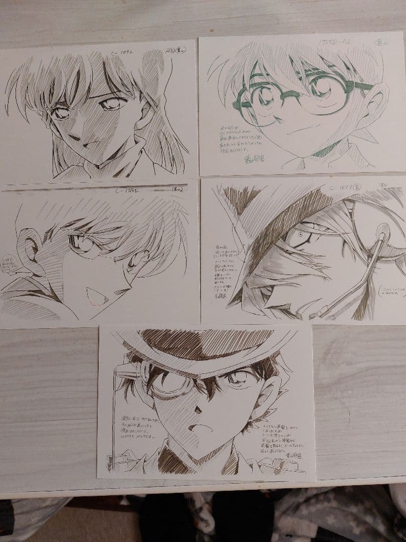 名探偵コナン 複製原画5種セット - メルカリ