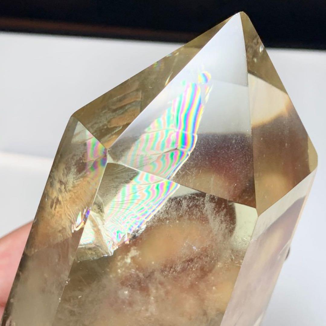 ALLSALE☆虹あり☆エンジェルラダーシトリンポイント