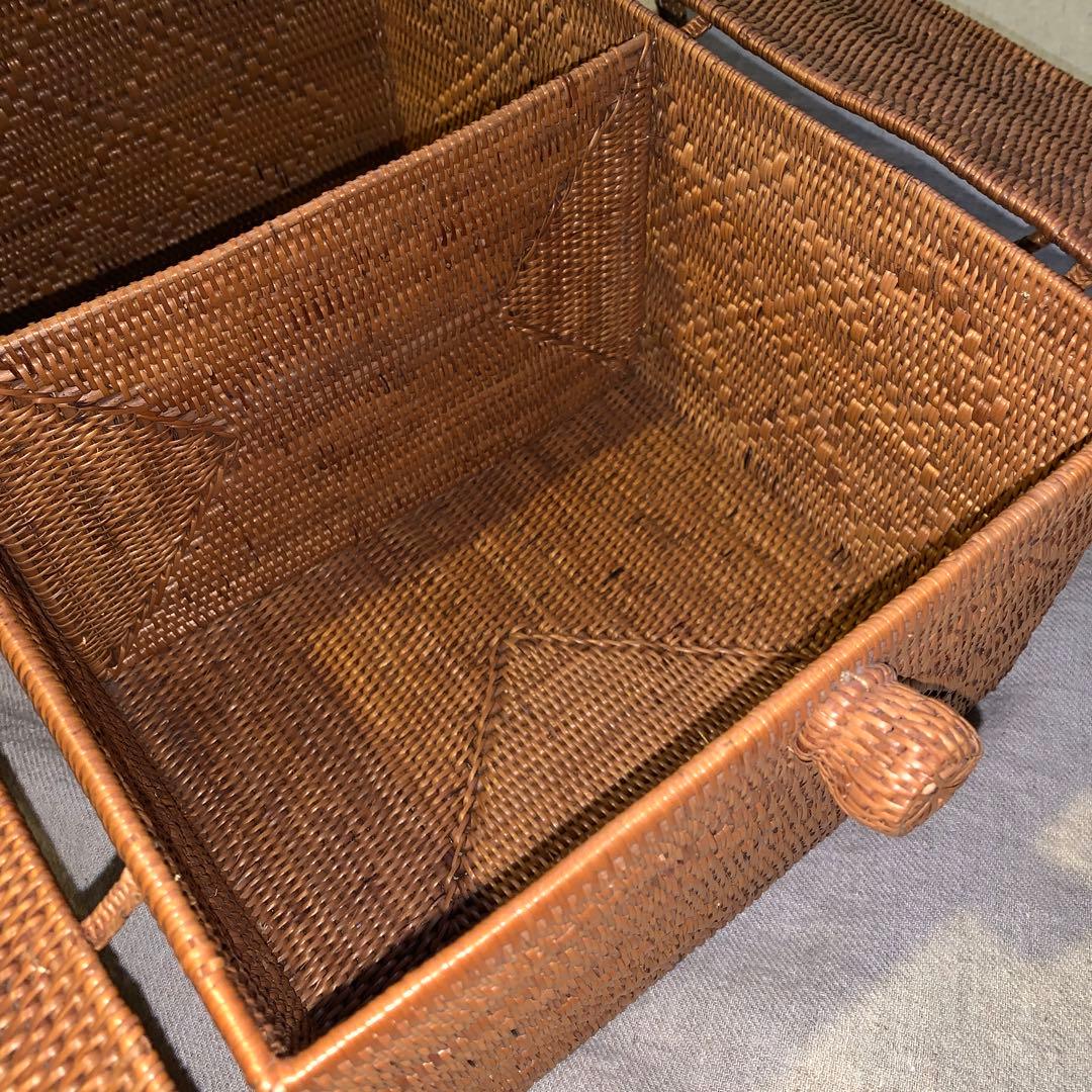 インドネシア バリ島 アタ 収納ボックス バスケット