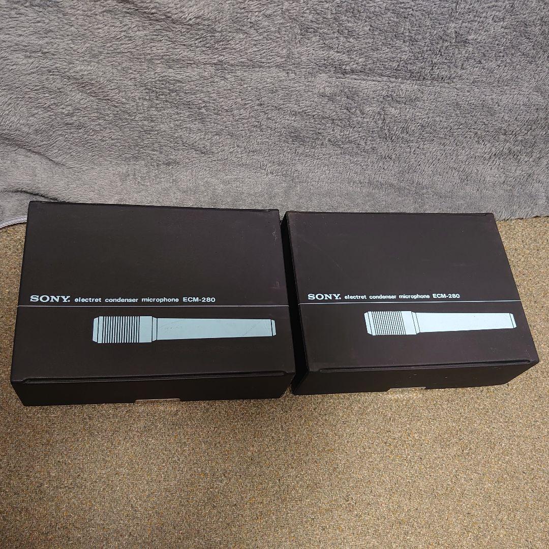 SONY コンデンサーマイク ECM-280 2本セット | Shop at Mercari from