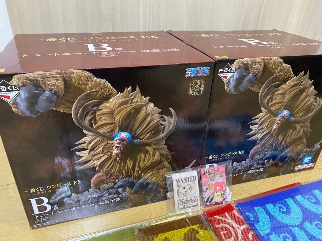 一番くじ　ワンピース　EX　B賞トニートニー・チョッパー2体➕おまけ付き