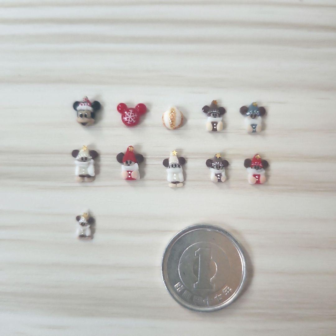 【現品】ネイルパーツ リルリンリン ミニチュアサイズ ショートネイル クリスマス