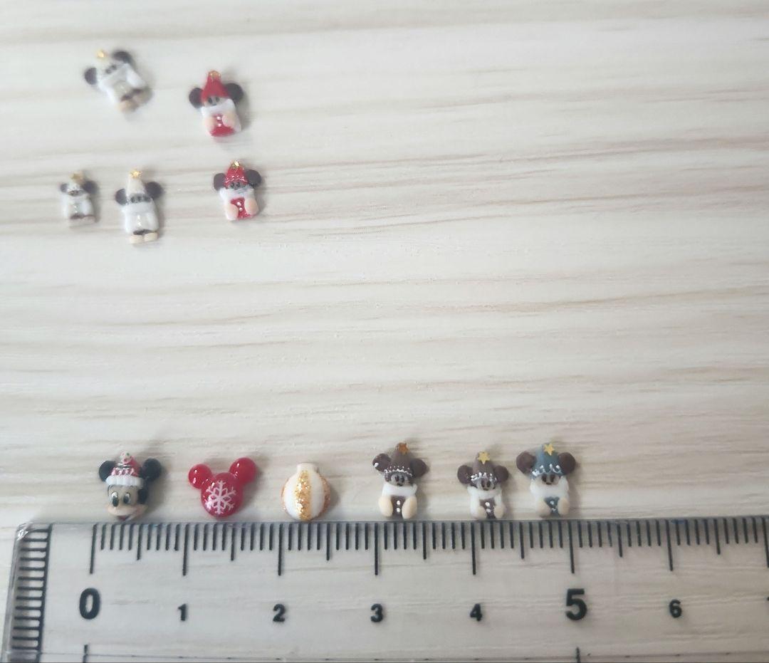 【現品】ネイルパーツ リルリンリン ミニチュアサイズ ショートネイル クリスマス