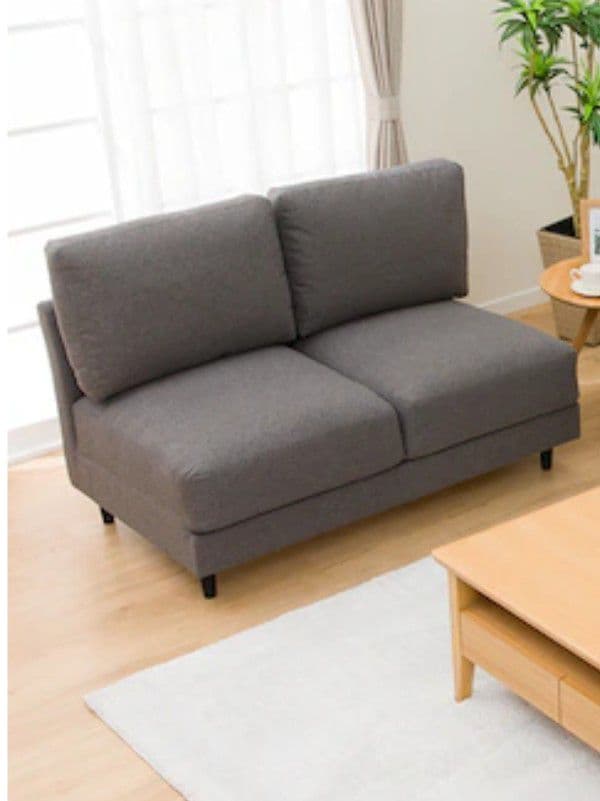 ニトリ　2人掛け　ファブリックソファ