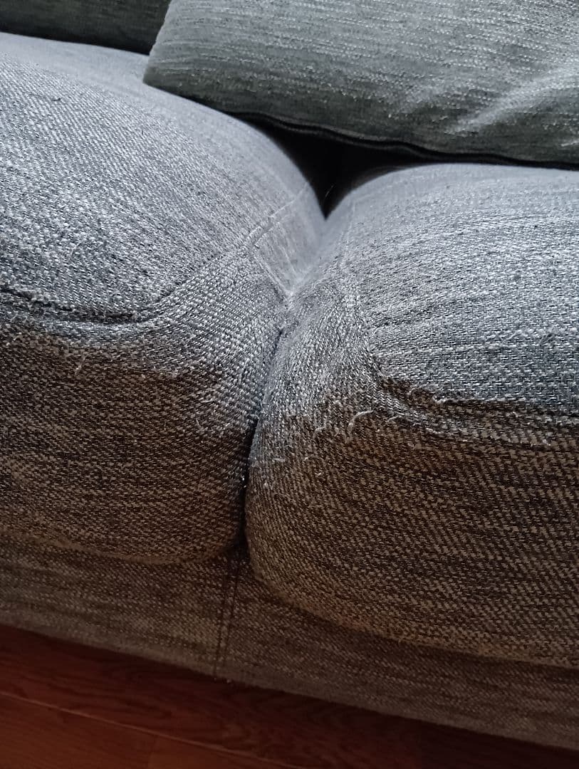 ニトリ　2人掛け　ファブリックソファ