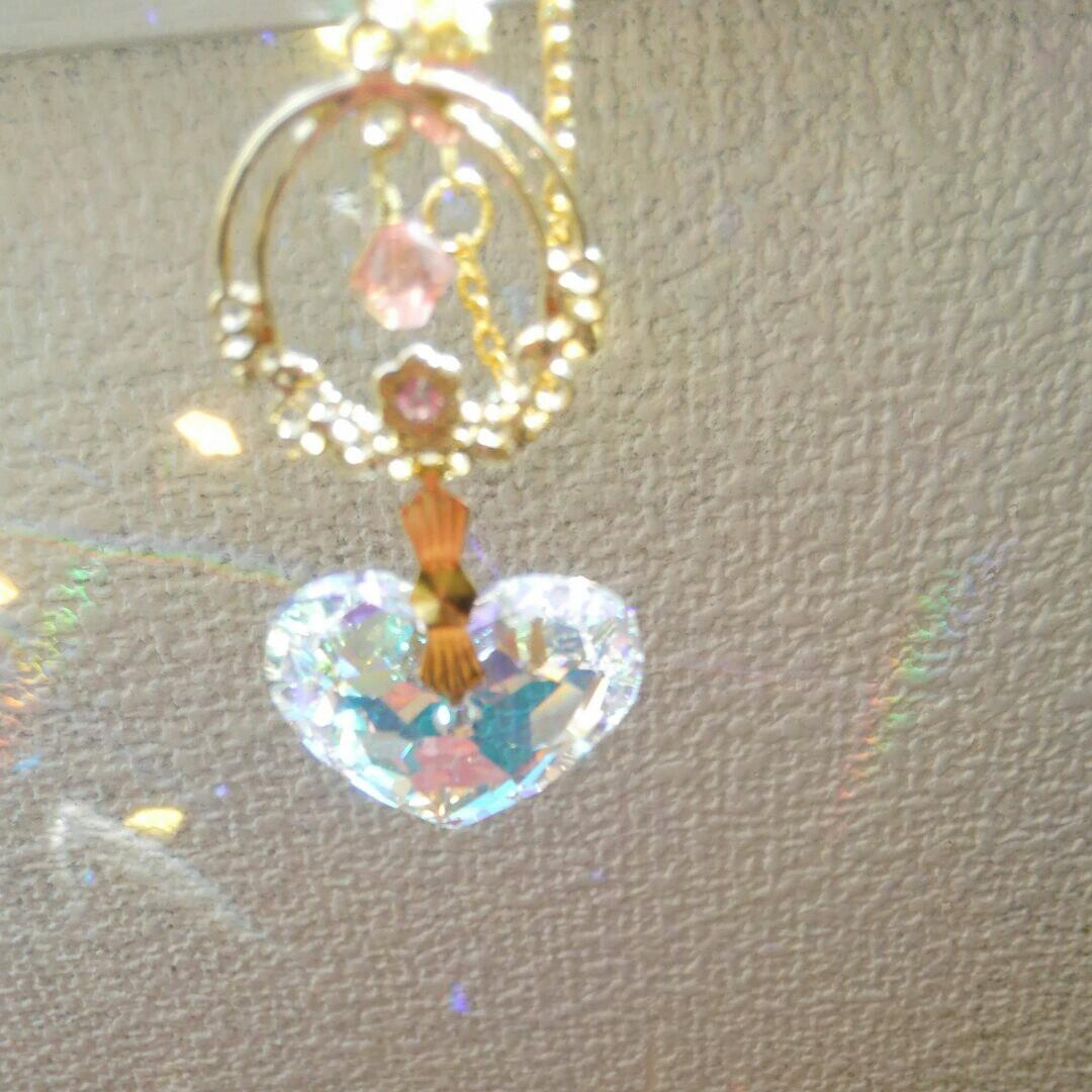 サンキャッチャー♡ハンドメイド「Swarovski✧︎トゥルーリーインラブ♥」