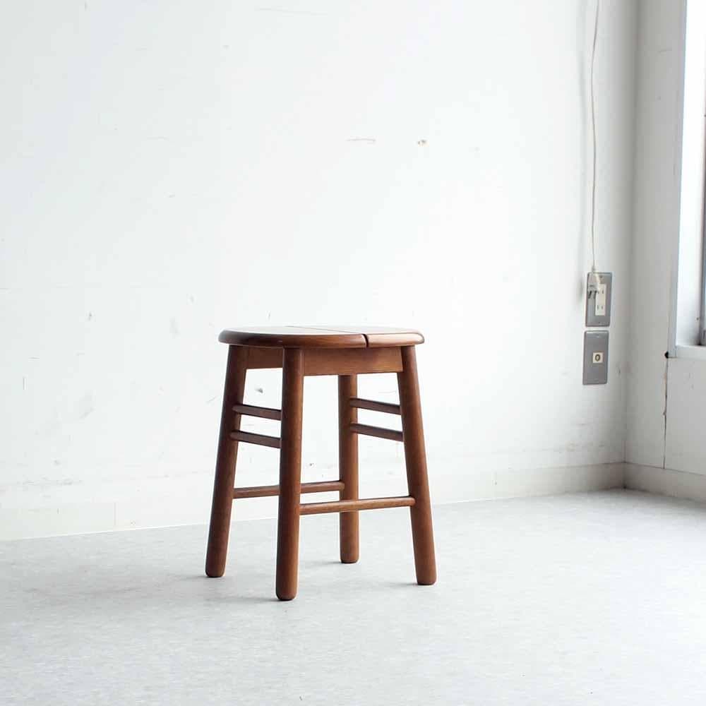 90s カリモク/karimoku スツール A 丸椅子 ZR24447