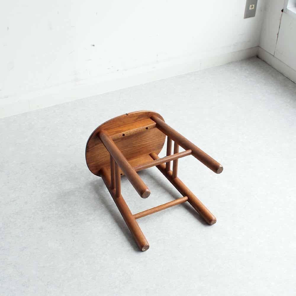 90s カリモク/karimoku スツール A 丸椅子 ZR24447