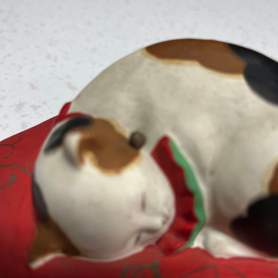 昭和レトロ　猫の置物　インテリア　裏…？