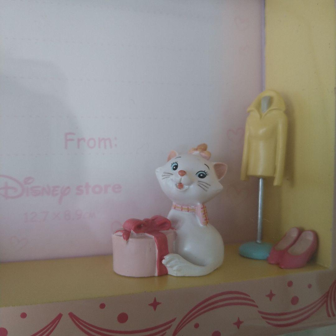 ディズニー　マリー　フォトフレーム　置き物　フィギュア　レア