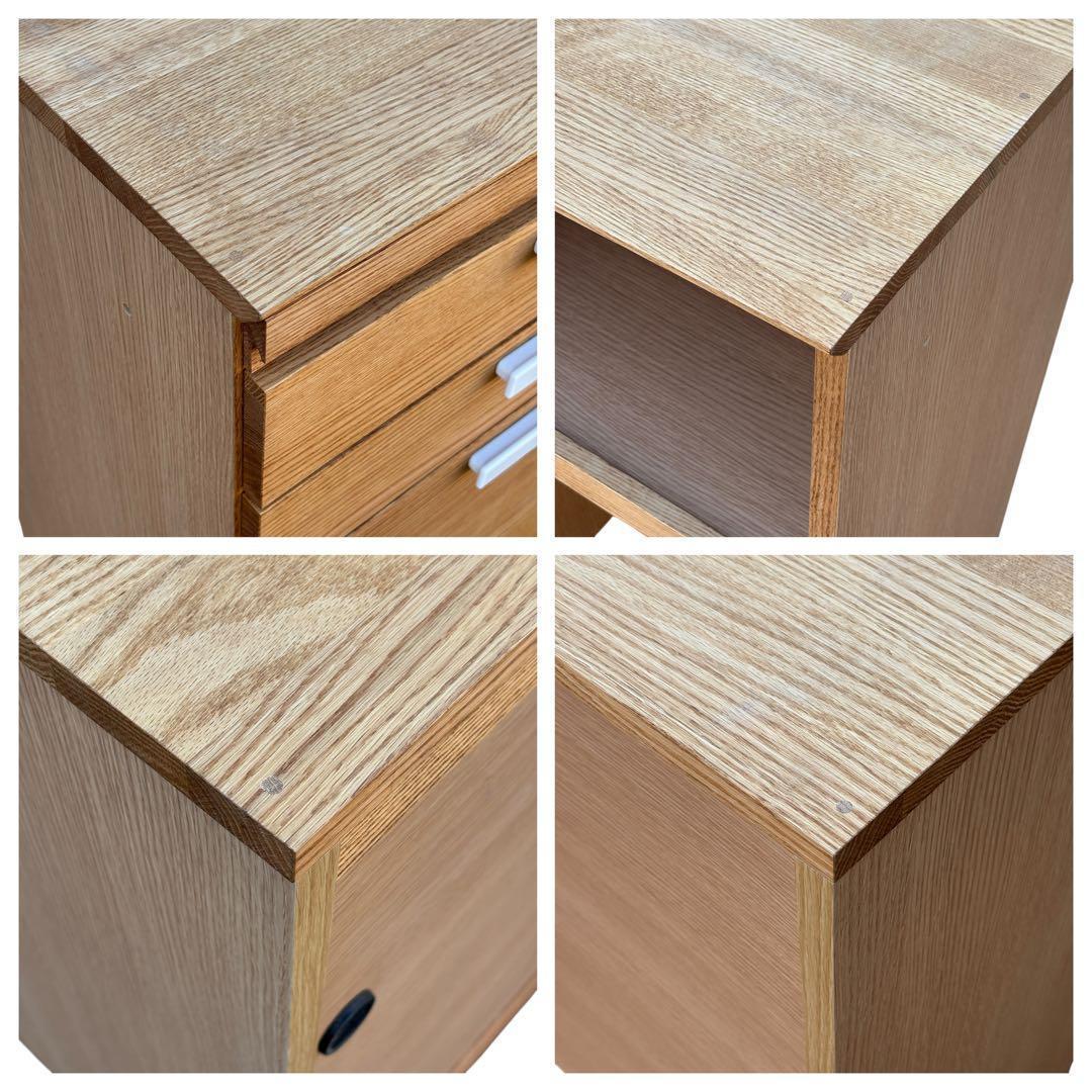 【週末セール】【美品】モモナチュラル HORM ホルム オーク材 キッチンボード