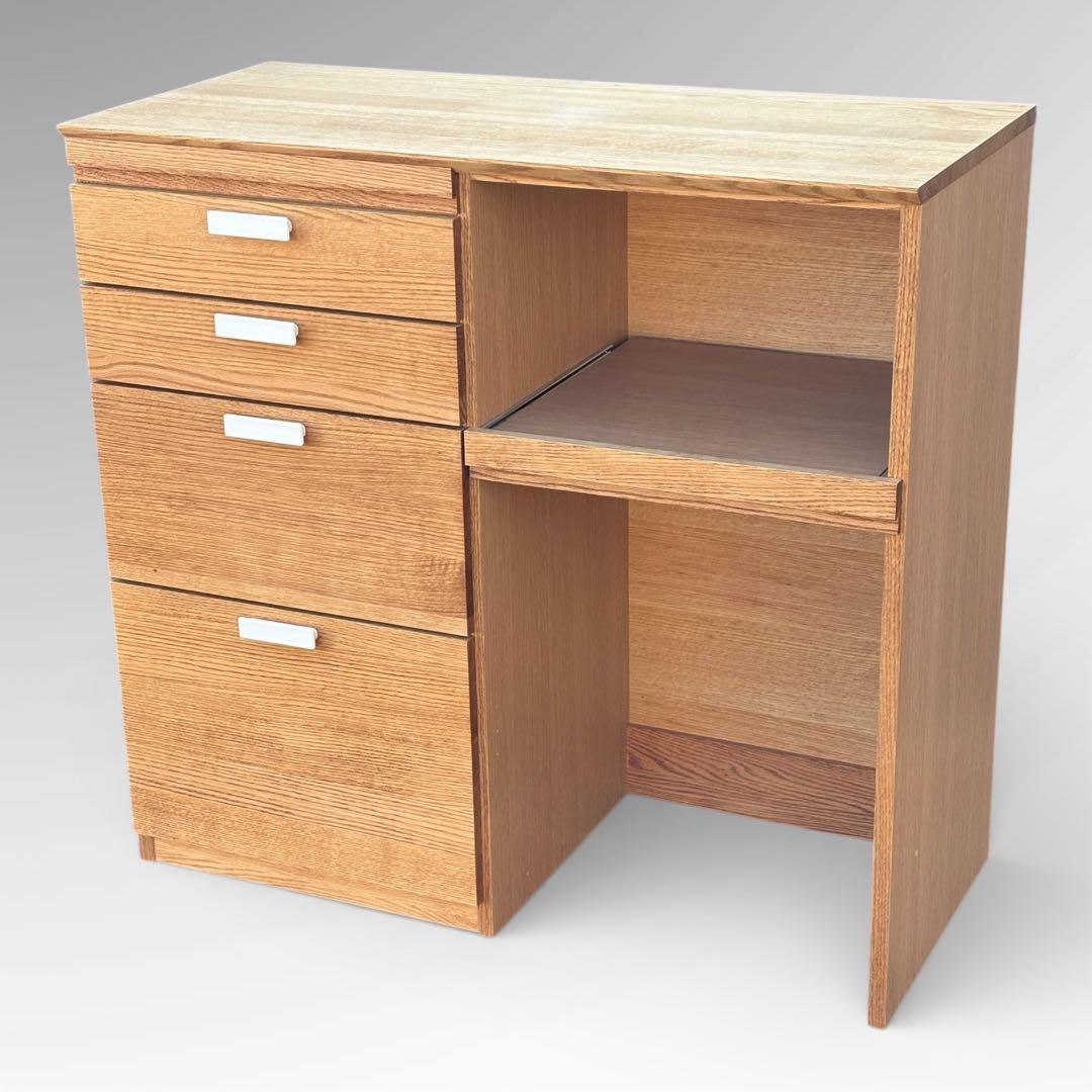 【週末セール】【美品】モモナチュラル HORM ホルム オーク材 キッチンボード