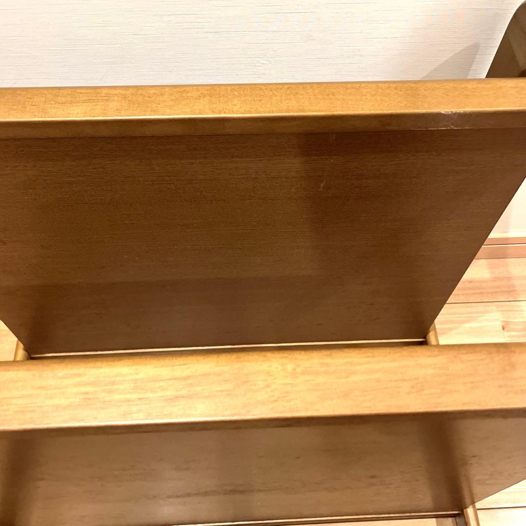 カリモク karimoku キッチンワゴン　キャスター　木製　高級　3段