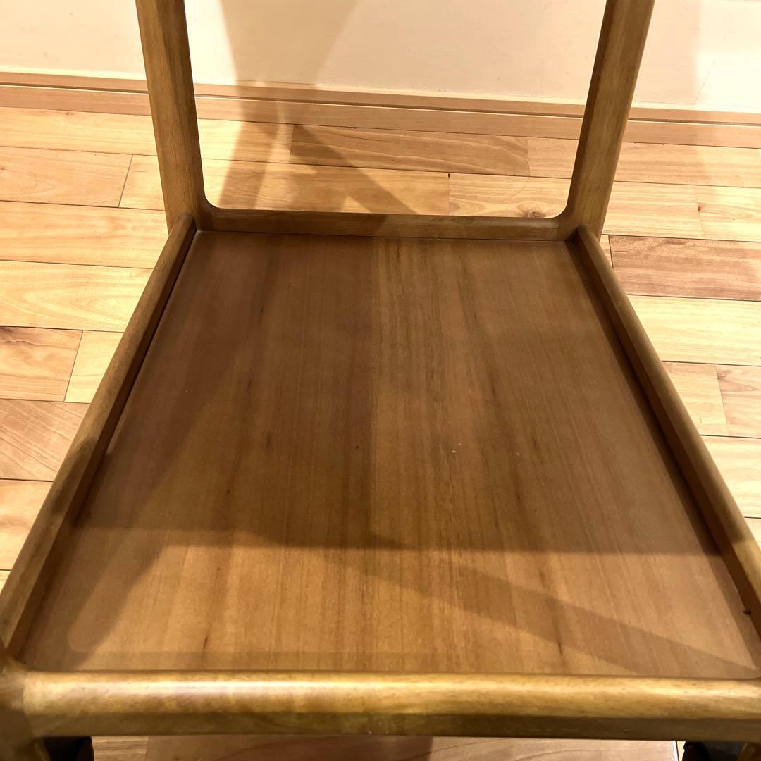 カリモク karimoku キッチンワゴン　キャスター　木製　高級　3段