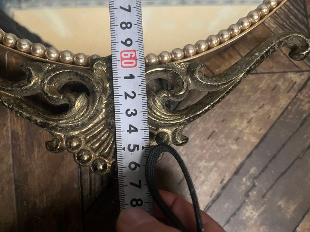 ① ウォールミラー インテリア 壁掛け鏡 アンティーク ビンテージヴィンテージ