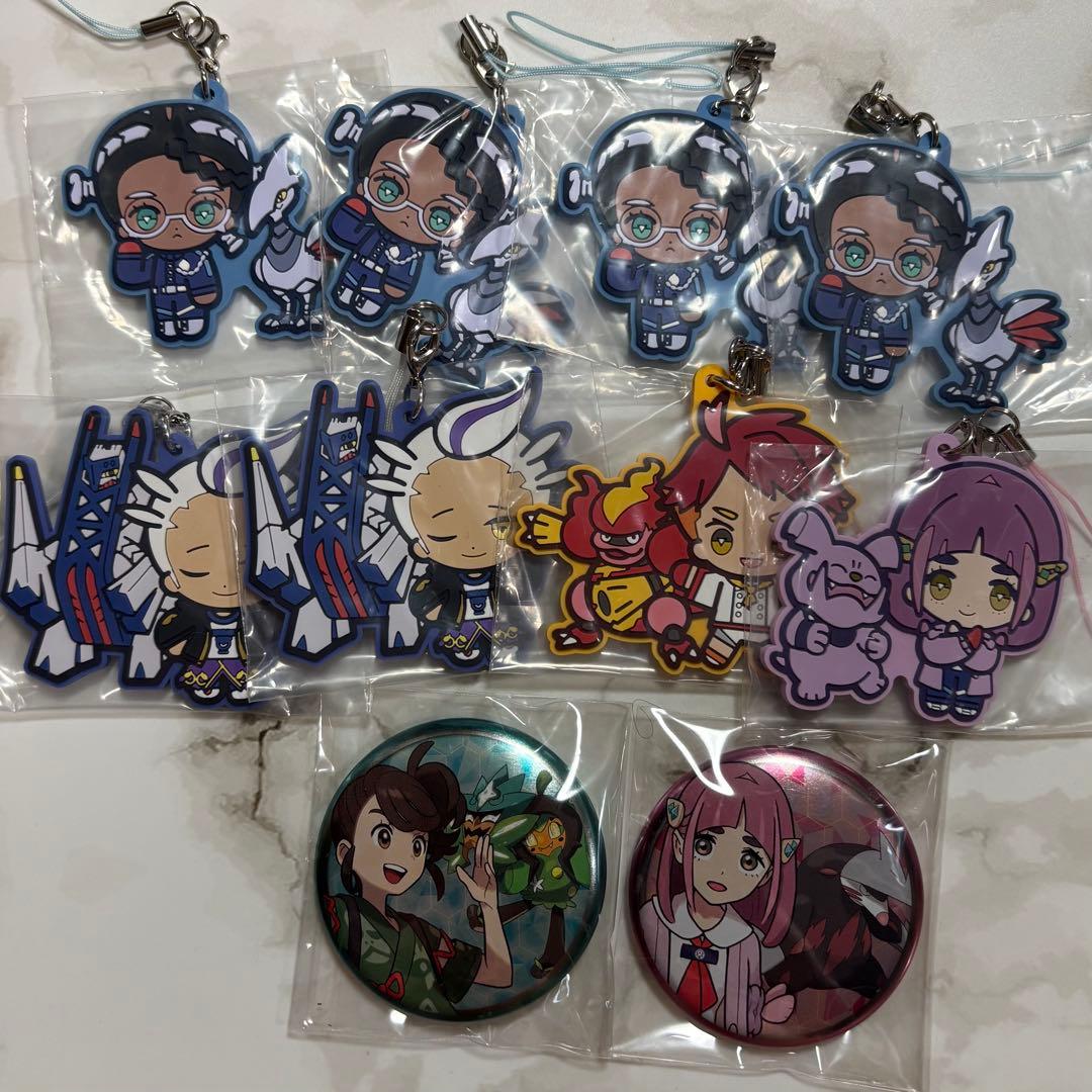 ポケモン スカーレット・バイオレット ラバーストラップ 缶バッジ ゼロ