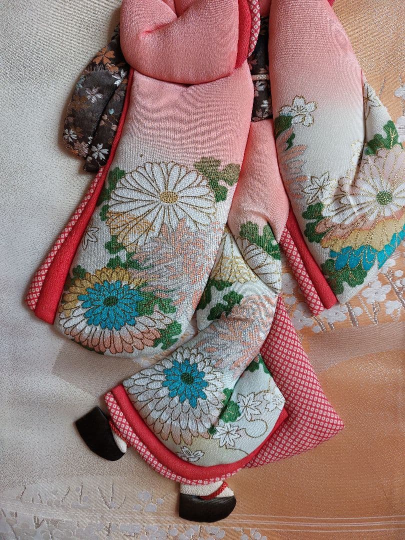 押絵、タペストリー、年中飾り　「舞妓」