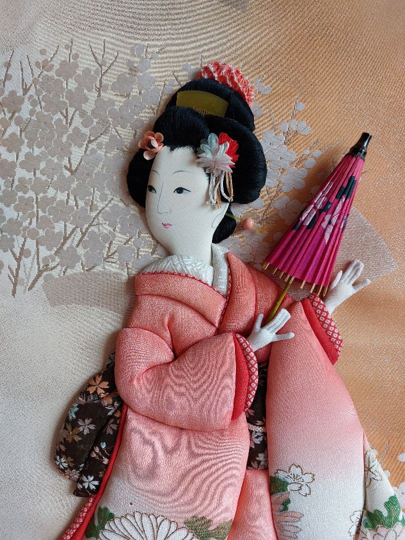 押絵、タペストリー、年中飾り　「舞妓」