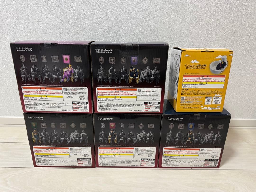 一番くじ ジョジョの奇妙な冒険A.B.C.D.E.ラストワン　未開封6点セット