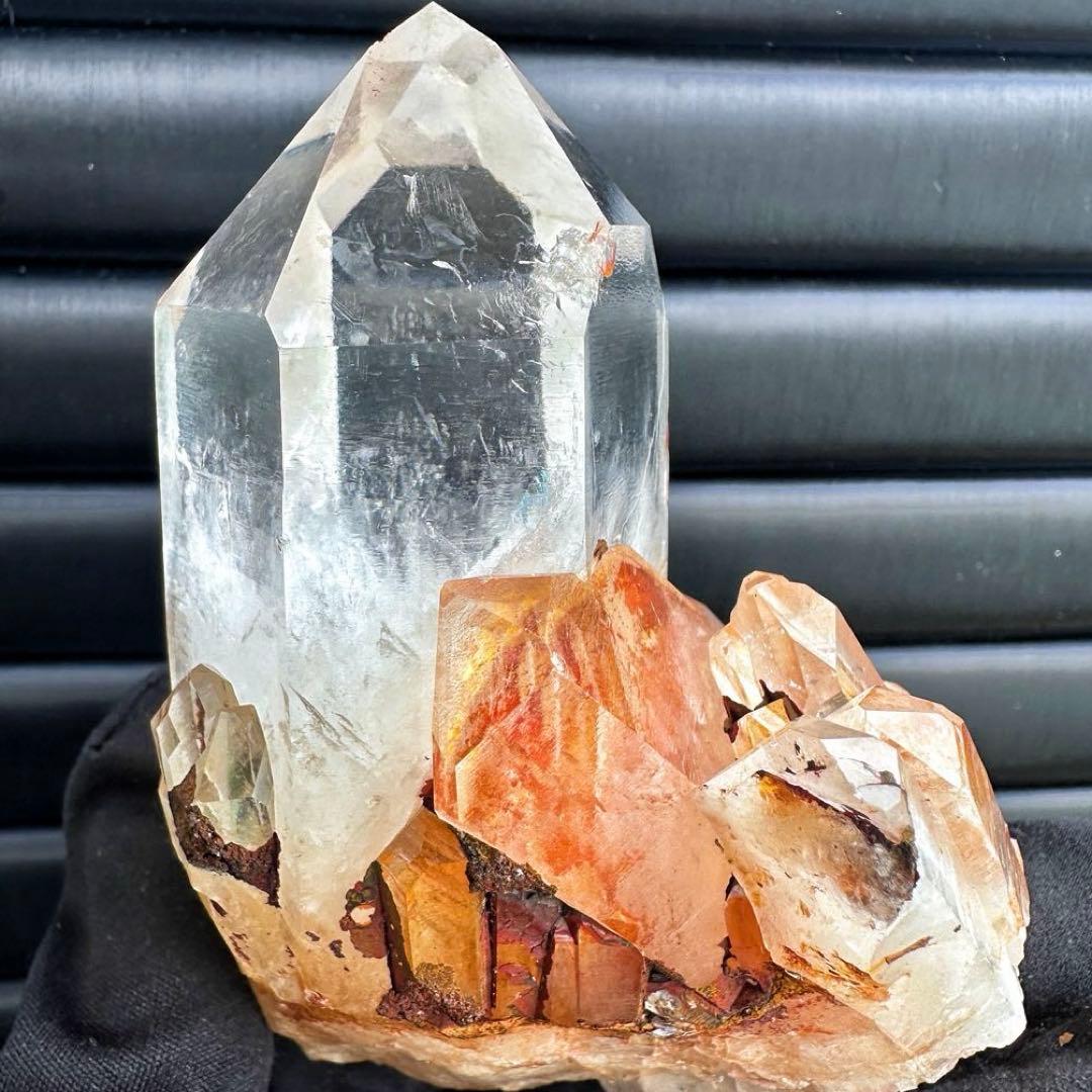 高透明度❗️レインボー♡超綺麗ライモナイト☆パイナップルピンククラスターA1545