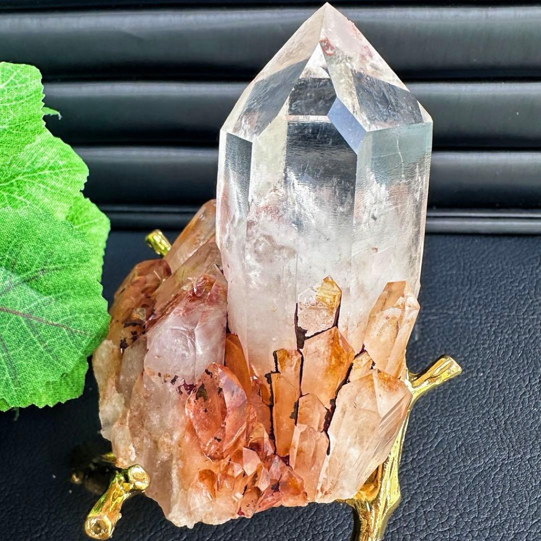 高透明度❗️レインボー♡超綺麗ライモナイト☆パイナップルピンククラスターA1545