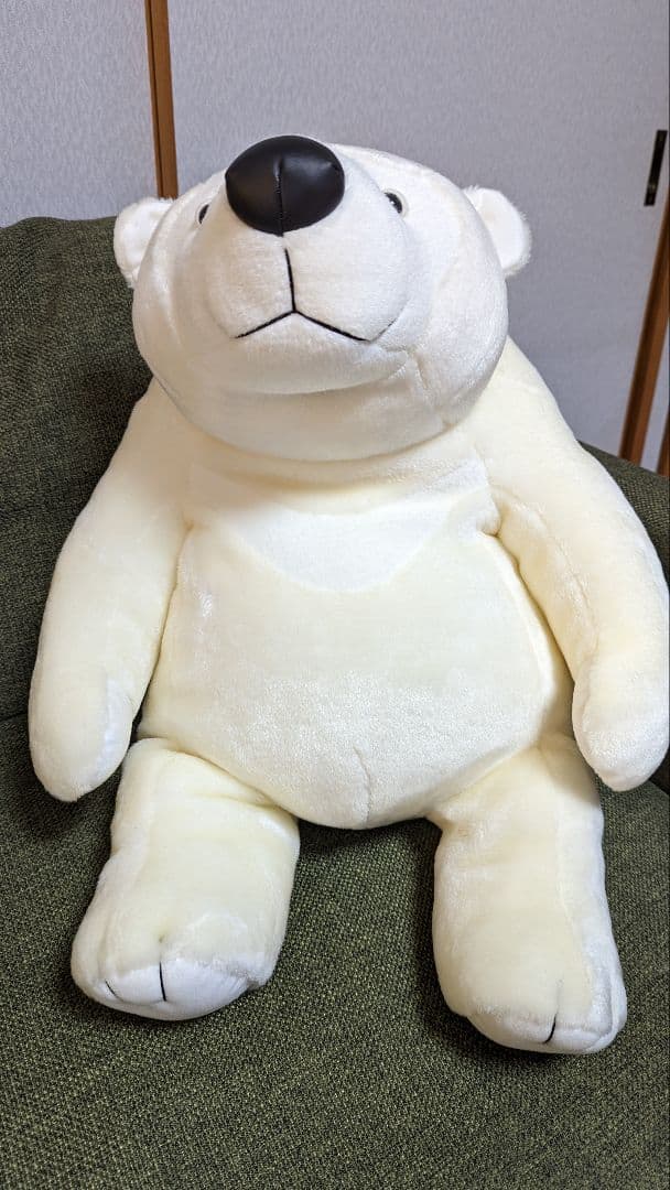 マレーちゃん 白 LL サイズ モンスイユ ぬいぐるみ 人形 くま クマ 熊