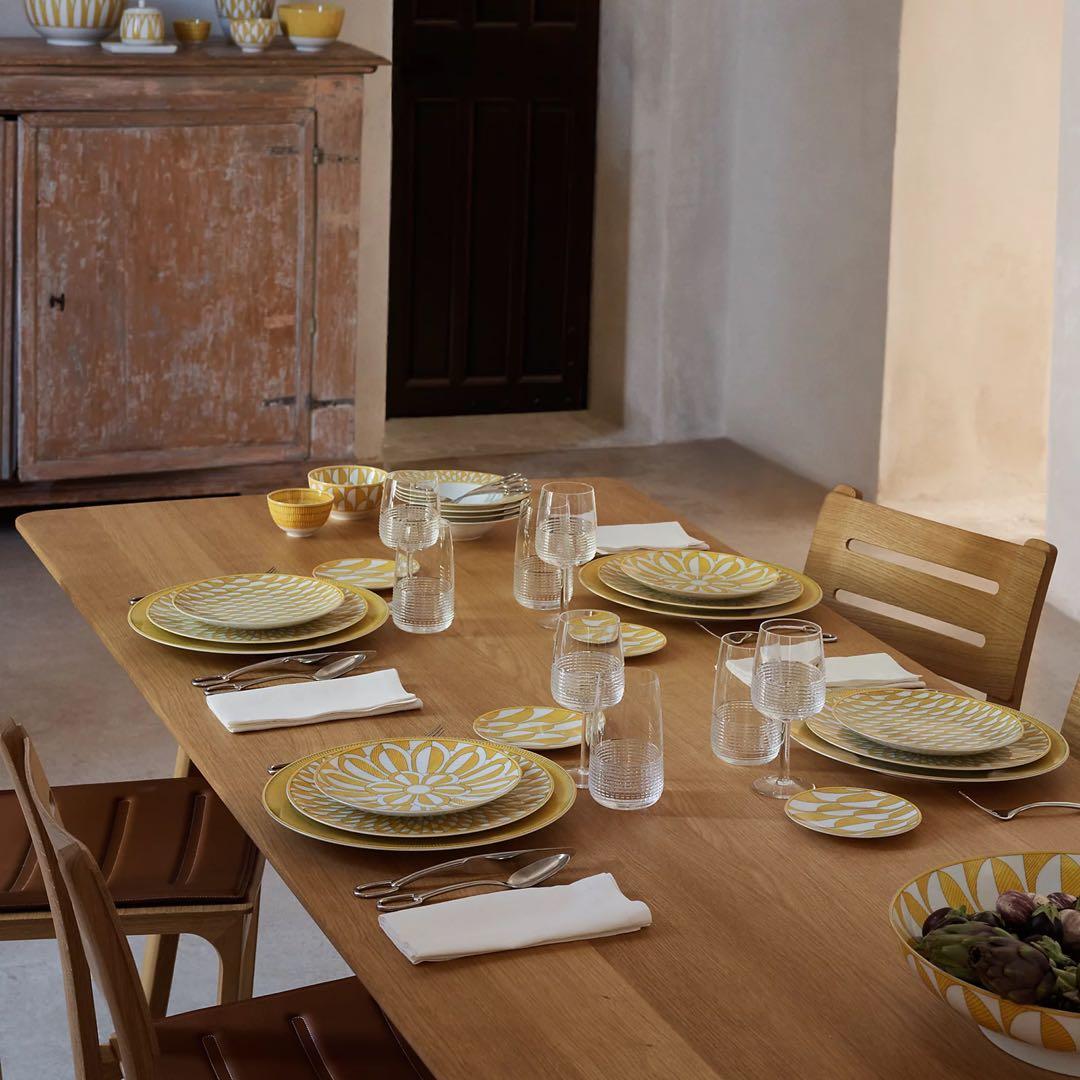 エルメス　テーブルウェア　インテリア　キッチン　ホーム　お皿　食器　黄色　人気