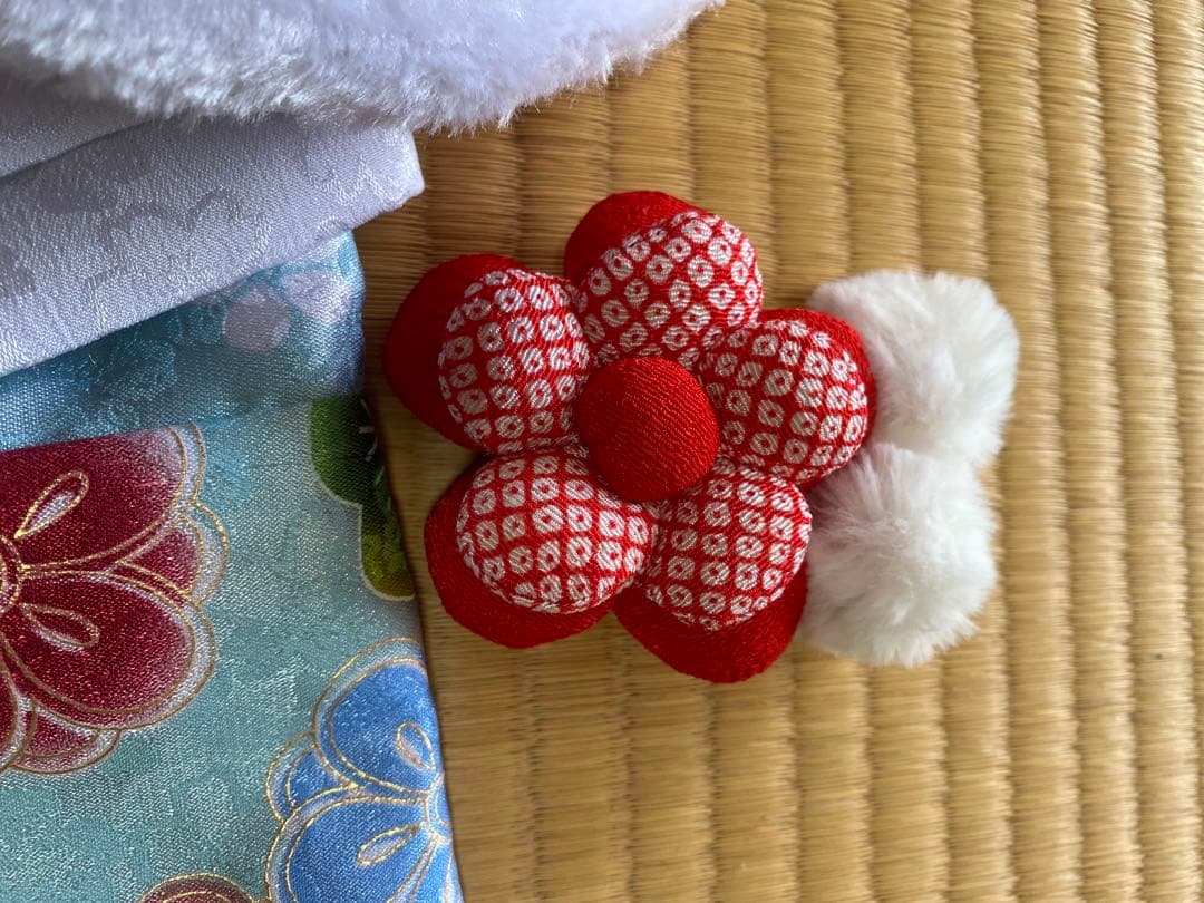 七五三　3歳　女の子セット　水色　手毬模様　 8点セット　美品　お雛様　祝い事