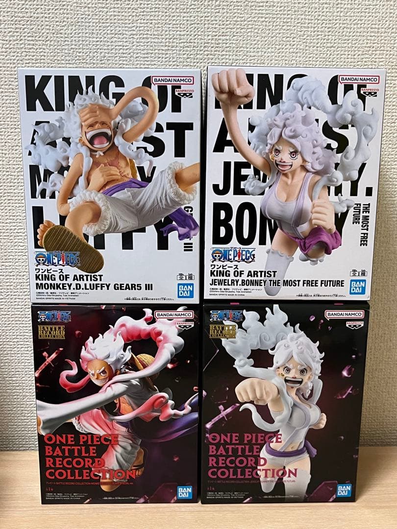 ワンピース ルフィ ボニー ニカ フィギュア 4点セット - メルカリ