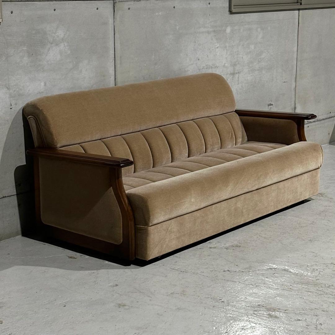 ✦70s✦maruni マルニ ミッドセンチュリー 昭和レトロ ソファー ベロア