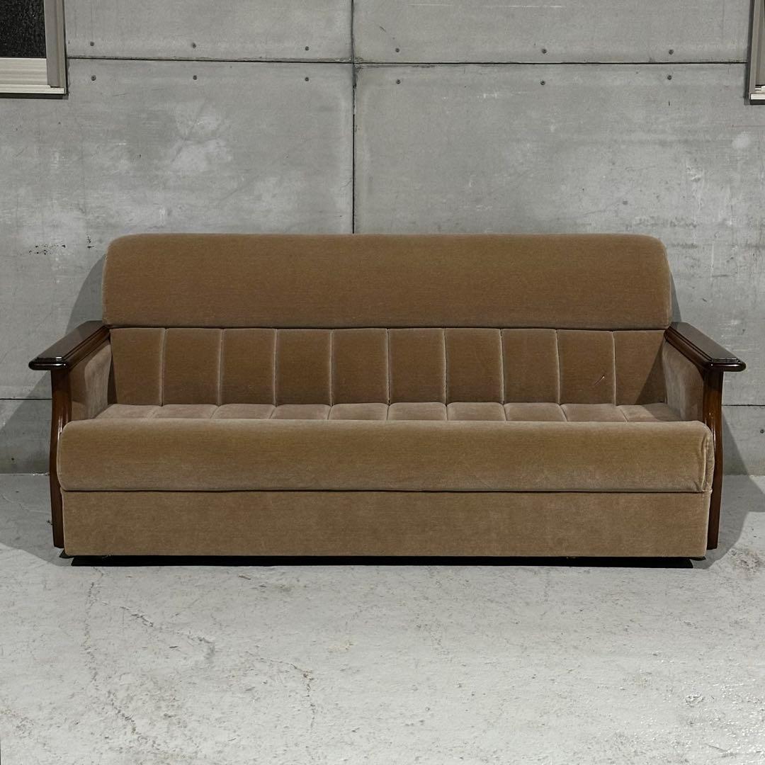 ✦70s✦maruni マルニ ミッドセンチュリー 昭和レトロ ソファー ベロア