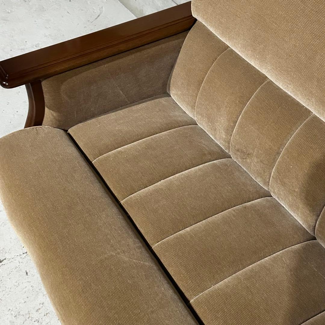 ✦70s✦maruni マルニ ミッドセンチュリー 昭和レトロ ソファー ベロア