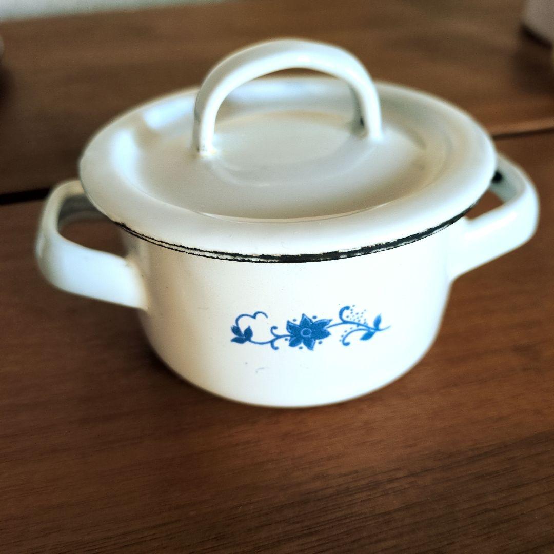 ミニチュア ホーロー セット ままごと ハンガリー 琺瑯 希少 美品