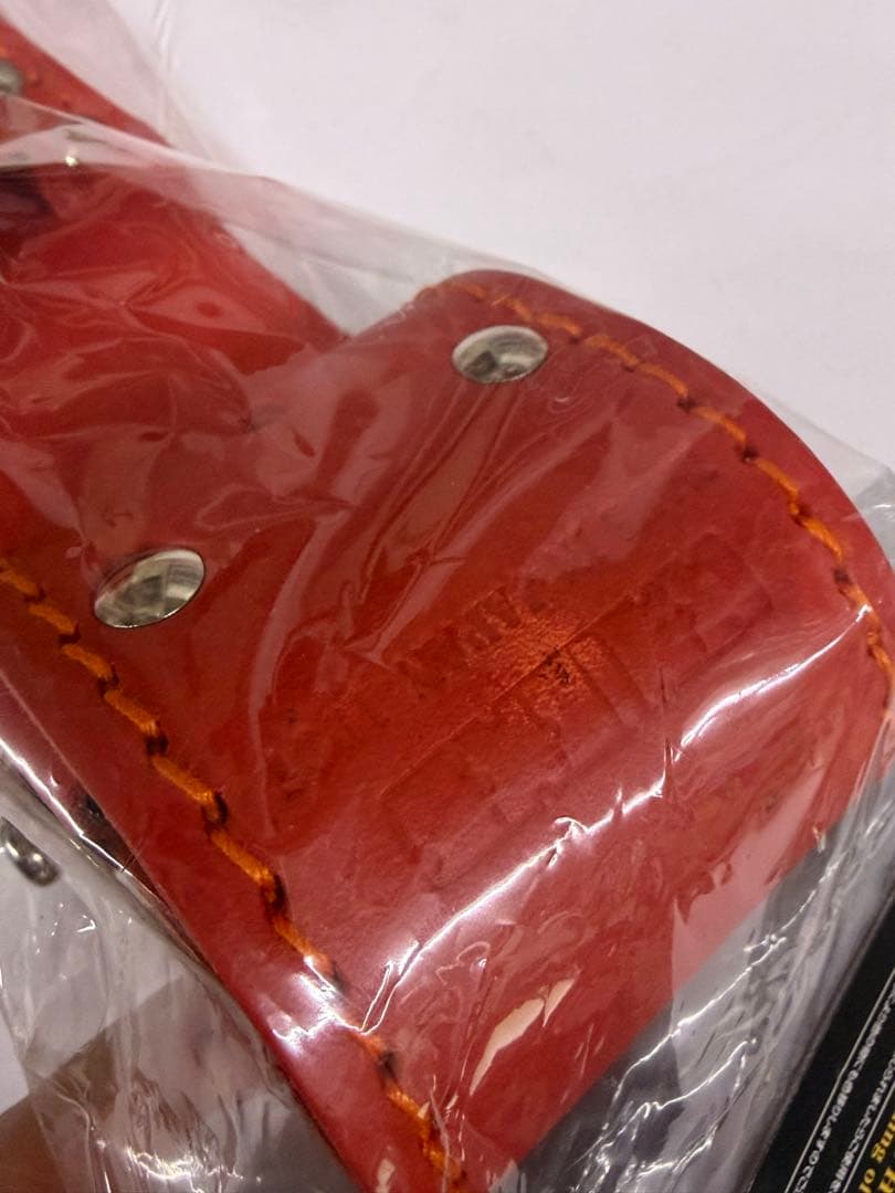 KNICKS ニックスチェーン式モンキーシノホ ルダーKR201MSDX牛革 赤