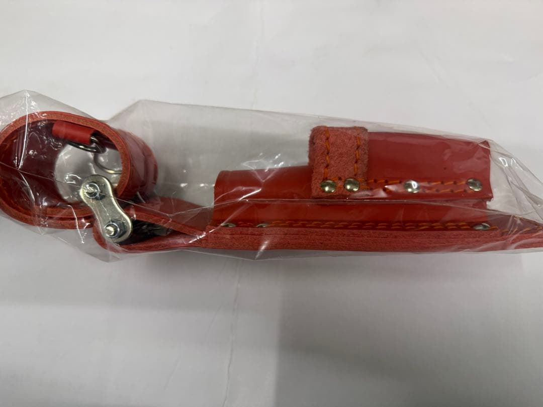 KNICKS ニックスチェーン式モンキーシノホ ルダーKR201MSDX牛革 赤