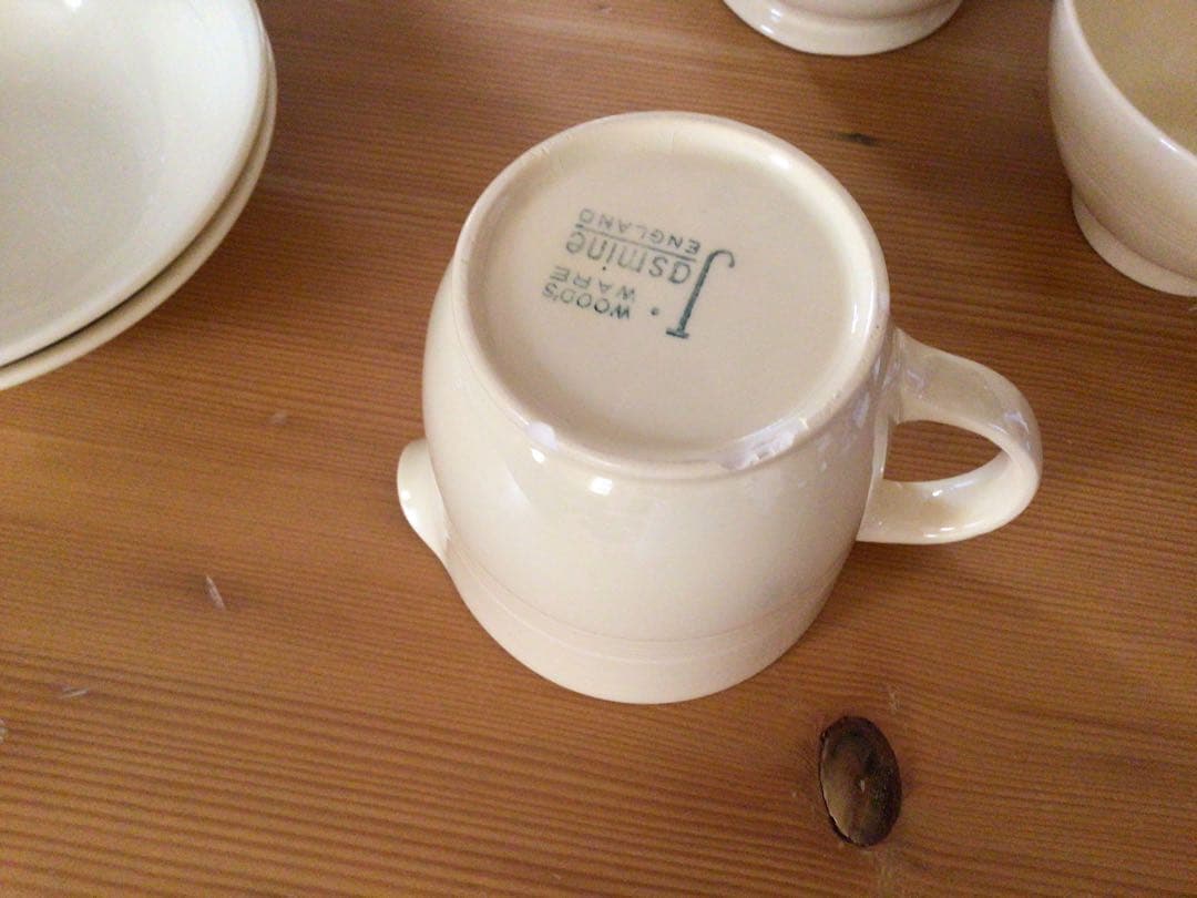 ⭕️⭕️《希少》英国 ウッズウェアwoods wareティーポットセット&ボウル⭕️⭕️